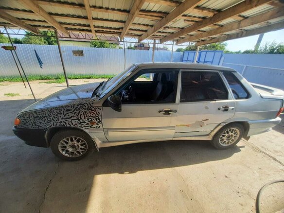 2005 Lada (ВАЗ) 2115, серебристый, 150000 рублей - вид 3