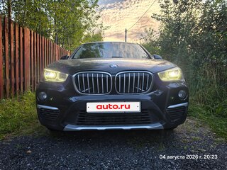 2018 BMW X1 18d xDrive II (F48), чёрный, 2050000 рублей, вид 3