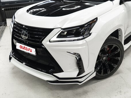 2017 Lexus LX 570 III Рестайлинг 2, белый, 7700000 рублей, вид 5