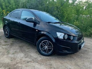 2012 Chevrolet Aveo II, чёрный, 450000 рублей, вид 1