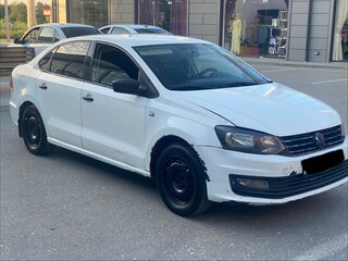 2015 Volkswagen Polo V Рестайлинг, белый, 485000 рублей, вид 2