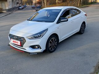 2017 Hyundai Solaris II, белый, 1400000 рублей, вид 1