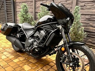 2022 Honda CMX 1100 Rebel, чёрный, 890000 рублей, вид 4