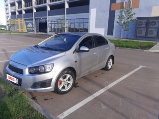 2012 Chevrolet Aveo II, серебристый, 430000 рублей, вид 1
