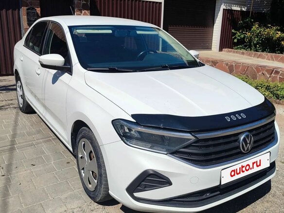 2020 Volkswagen Polo VI, белый, 1280000 рублей - вид 1