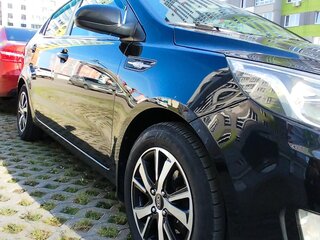 2014 Kia Rio III, чёрный, 780000 рублей, вид 3