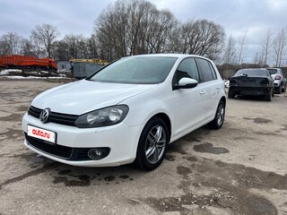 2010 Volkswagen Golf VI, белый, 612000 рублей, вид 1