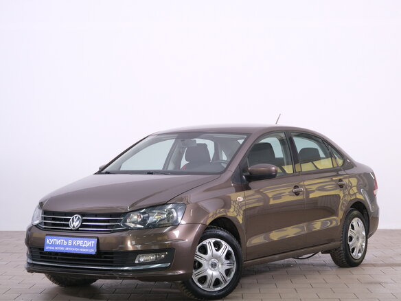 2019 Volkswagen Polo V Рестайлинг, коричневый - вид 2