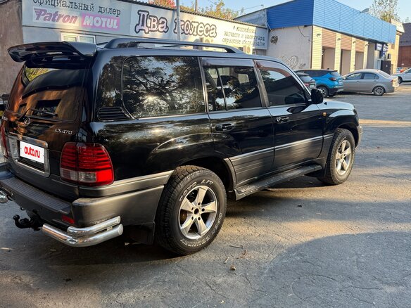 2004 Lexus LX 470 II Рестайлинг, чёрный - вид 5