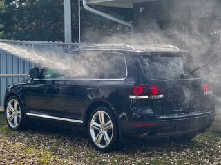 2008 Volkswagen Touareg I Рестайлинг, чёрный, 1600000 рублей, вид 2