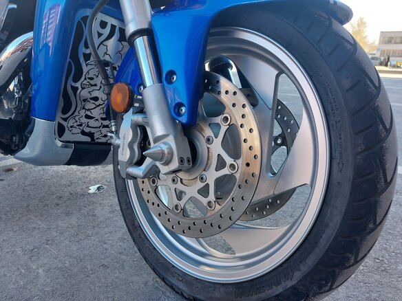 2007 Suzuki Boulevard M109R, синий, 1100000 рублей - вид 11
