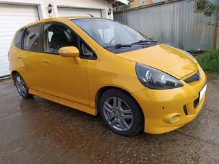 2008 Honda Jazz I Рестайлинг, жёлтый, 540000 рублей, вид 2