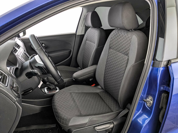 2019 Volkswagen Polo V Рестайлинг, синий, 1195000 рублей - вид 19