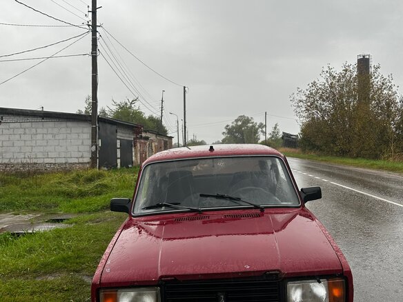 1997 Lada (ВАЗ) 2107, красный, 60000 рублей - вид 2
