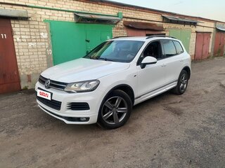 2012 Volkswagen Touareg II, белый, 2100000 рублей, вид 1