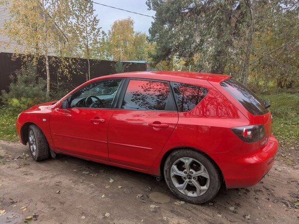 2007 Mazda 3 I (BK) Рестайлинг, красный, 430000 рублей - вид 2