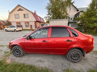 2010 Lada (ВАЗ) Kalina I, красный, 330000 рублей, вид 4