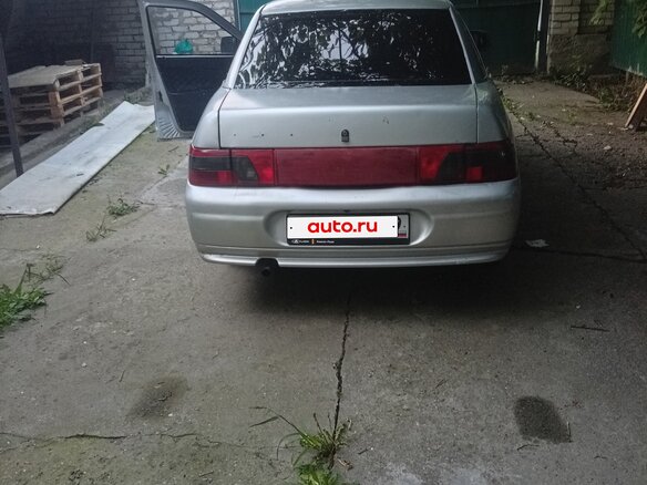 2002 Lada (ВАЗ) 2110, серебристый, 180000 рублей - вид 1