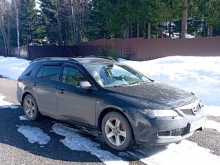 2007 Mazda 6 I (GG) Рестайлинг, чёрный, 375000 рублей, вид 3