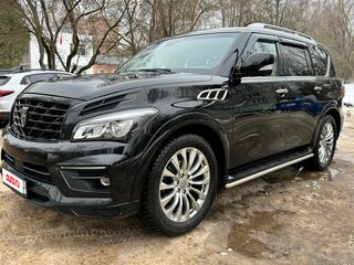 2017 Infiniti QX80 I Рестайлинг, чёрный, 5199000 рублей, вид 2