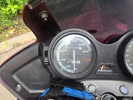 2012 Yamaha YBR125, красный, 100000 рублей, вид 4