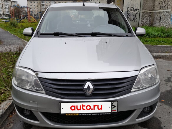 2012 Renault Logan I Рестайлинг, серый, 700000 рублей - вид 2