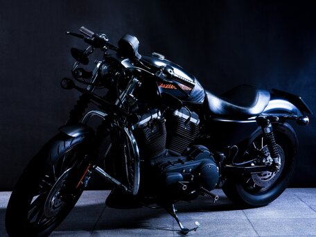 2010 Harley-Davidson Sportster 883, чёрный, 710000 рублей, вид 1