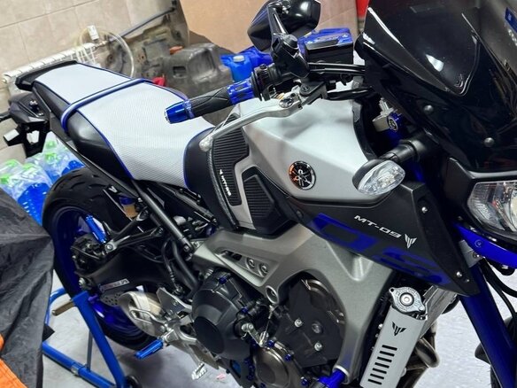 2015 Yamaha MT-09 (FZ-09), синий, 800000 рублей - вид 11