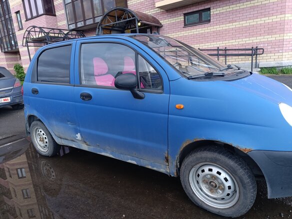2010 Daewoo Matiz I Рестайлинг, синий, 130000 рублей - вид 2
