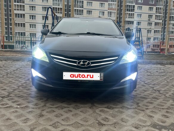 2015 Hyundai Solaris I Рестайлинг, чёрный, 760000 рублей