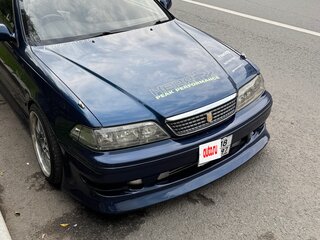 1996 Toyota Mark II VIII (X100), синий, 1250000 рублей, вид 2