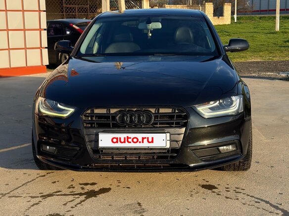 2014 Audi A4 IV (B8) Рестайлинг, чёрный, 1355000 рублей - вид 1