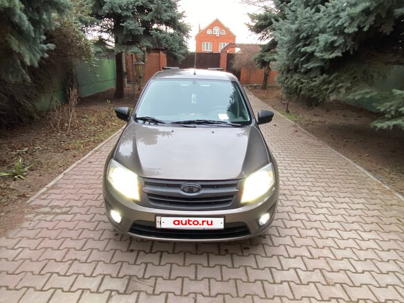 2016 Lada (ВАЗ) Granta I, серебристый, 575000 рублей - вид 3