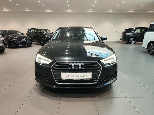 2018 Audi A4 V (B9), чёрный - вид 1