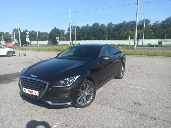 2019 Genesis G80 I, коричневый, 2119000 рублей