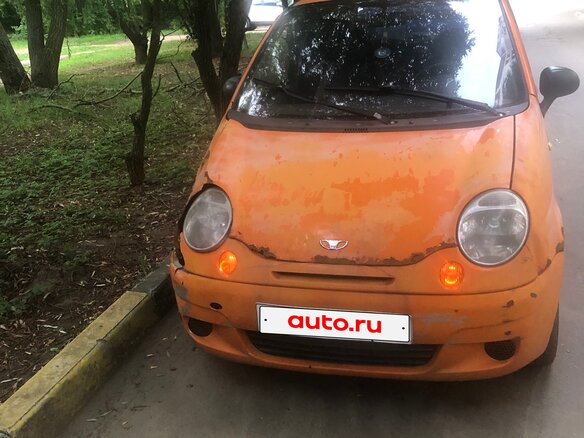 2013 Daewoo Matiz I Рестайлинг, оранжевый, 60000 рублей