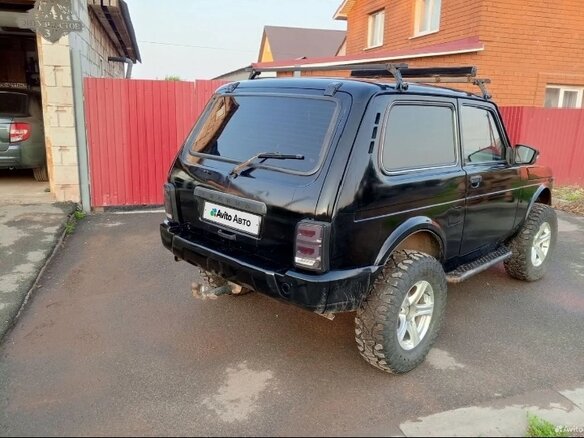 2016 Lada (ВАЗ) 2121 (4x4) I Рестайлинг, чёрный, 550000 рублей - вид 3