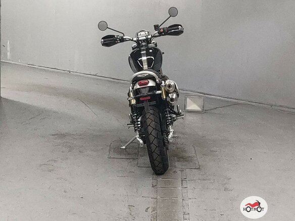 2025 Triumph Scrambler, чёрный - вид 3
