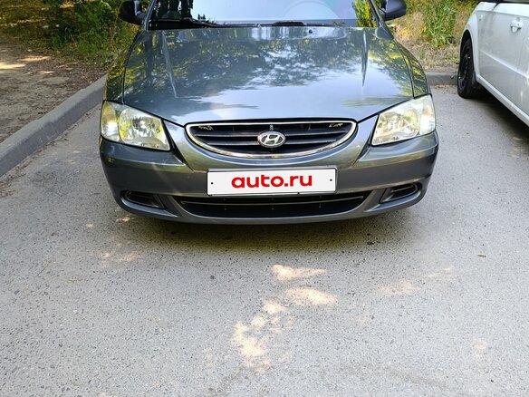 2008 Hyundai Accent ТагАЗ II, серый, 500000 рублей