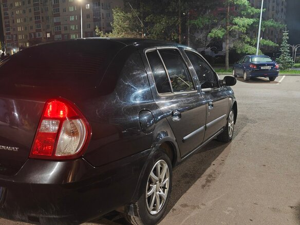 2007 Renault Symbol I Рестайлинг 2, чёрный, 195000 рублей - вид 11