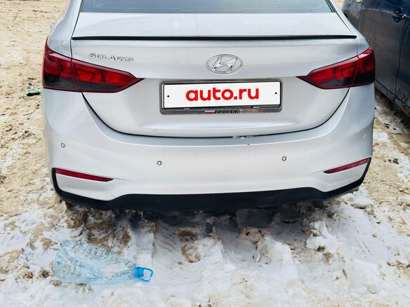 2017 Hyundai Solaris II, серебристый, 965000 рублей - вид 11