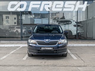 2017 Skoda Rapid I Рестайлинг, синий, 1479000 рублей, вид 3