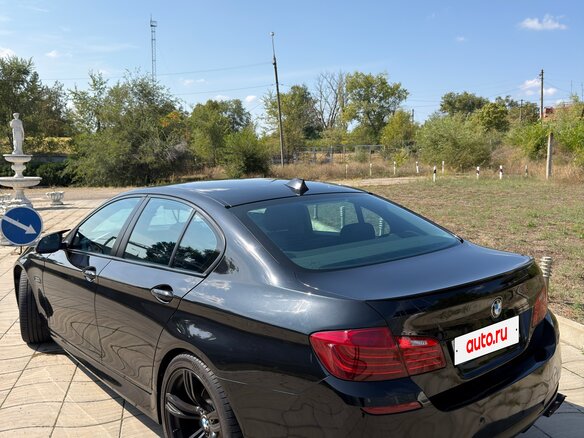 2015 BMW 5 серии 520d VI (F10/F11/F07) Рестайлинг, чёрный - вид 9