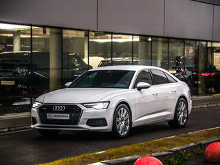 2019 Audi A6 45 TFSI V (C8), белый, 3799000 рублей, вид 4