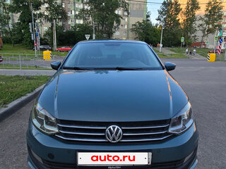 2019 Volkswagen Polo V Рестайлинг, серый, 590000 рублей, вид 2