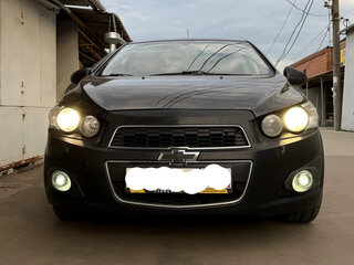 2013 Chevrolet Aveo II, чёрный, 360000 рублей, вид 4