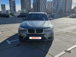 2017 BMW X3 18d II (F25) Рестайлинг, серебристый, 2100000 рублей, вид 2