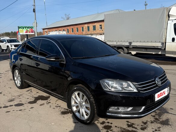 2013 Volkswagen Passat B7, чёрный, 1150000 рублей - вид 3