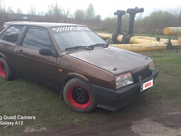 1993 Lada (ВАЗ) 2108, серый - вид 1