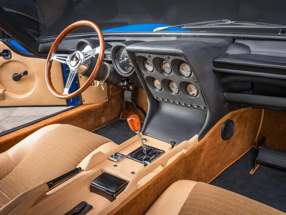 1967 Lamborghini Miura, синий - вид 17